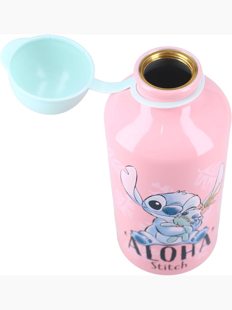 Borraccia per bambini Lilo & Stitch da 500 ml - Alluminio Rosa - Kiabi