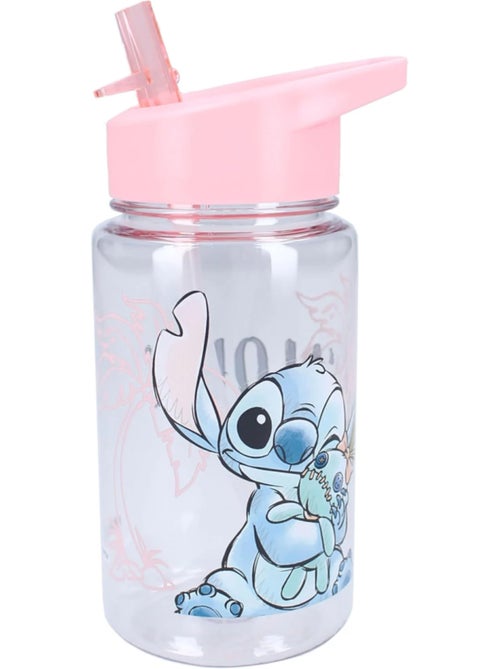 Borraccia per bambini Stitch da 450 ml con cannuccia integrata - Kiabi