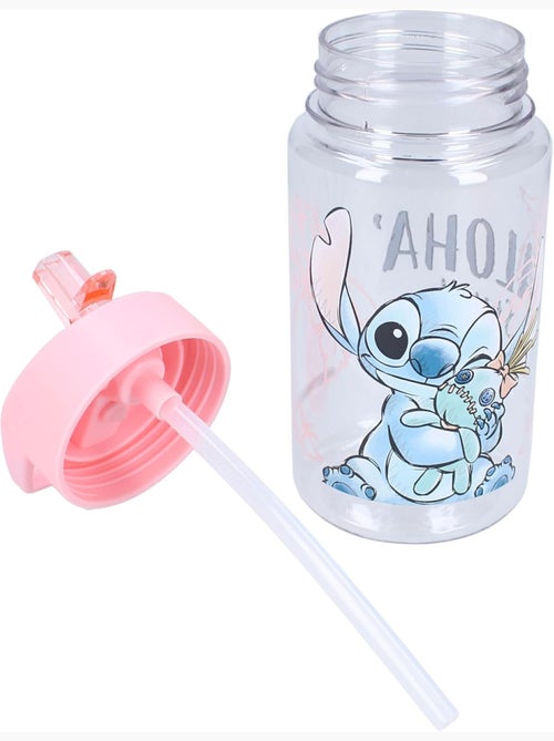 Borraccia per bambini Stitch da 450 ml con cannuccia integrata - Kiabi