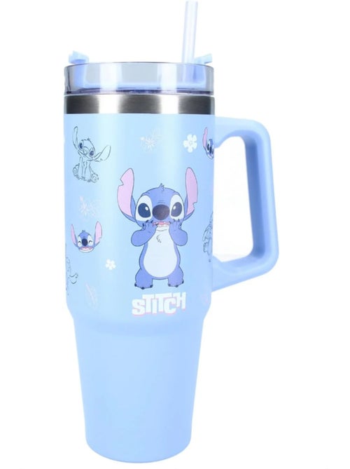 Borraccia per bambini Stitch Disney - 900 ml - Con cannuccia integrata - Kiabi