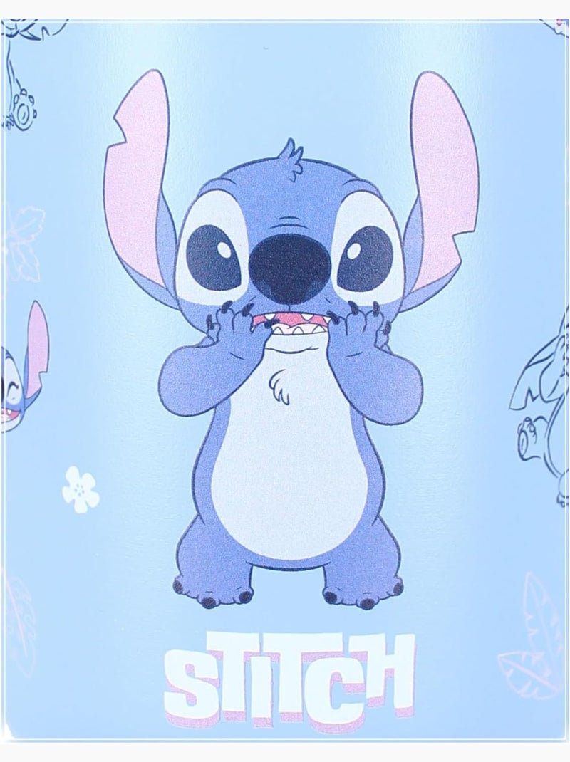 Borraccia per bambini Stitch Disney - 900 ml - Con cannuccia integrata Blu - Kiabi