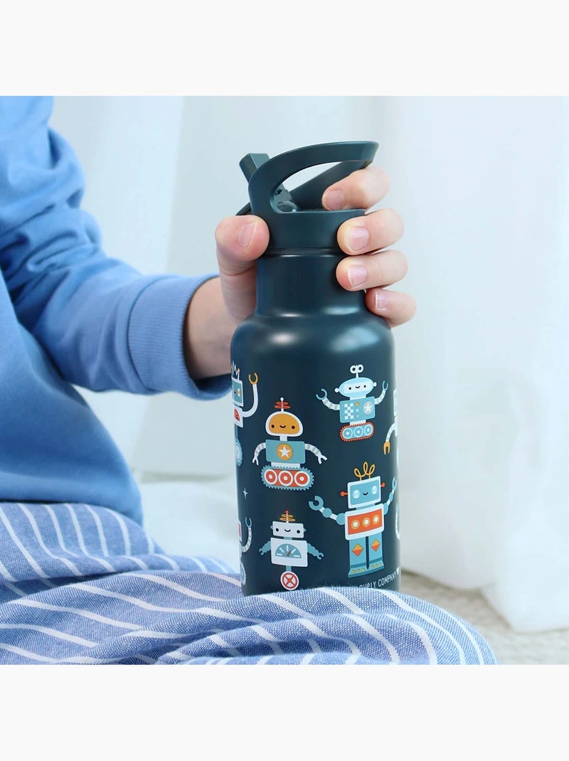 Borraccia termica in acciaio inox per bambini | a little lovely company Blu marino - Kiabi