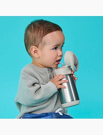 Borraccia termica per bambini con cannuccia | B.Box