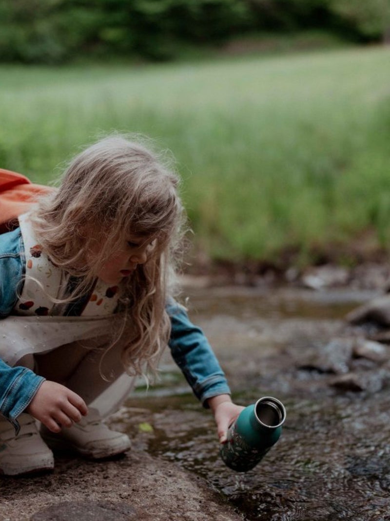 Borraccia termica per bambini in acciaio inox | Sassi Junior Verde foresta - Kiabi