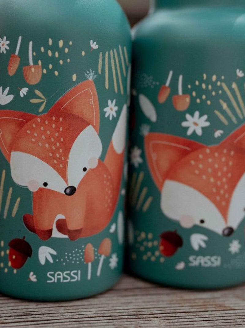 Borraccia termica per bambini in acciaio inox | Sassi Junior Verde foresta - Kiabi