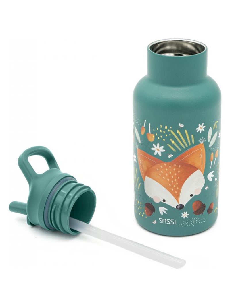 Borraccia termica per bambini in acciaio inox | Sassi Junior Verde foresta - Kiabi