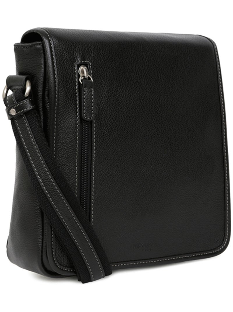 Borsa - pelle confort hexagona Nero - Kiabi