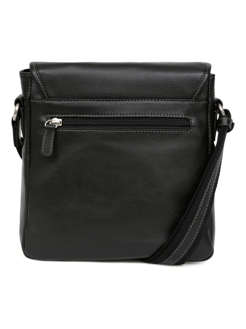 Borsa - pelle confort hexagona Nero - Kiabi