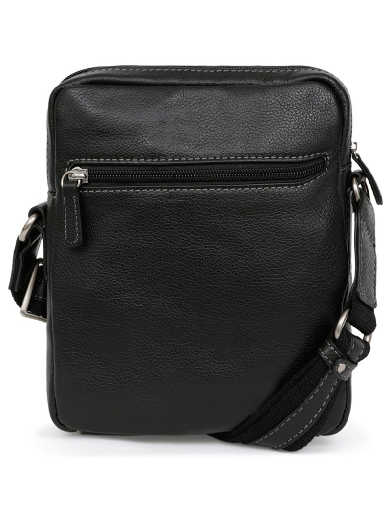 Borsa - pelle confort hexagona Nero - Kiabi