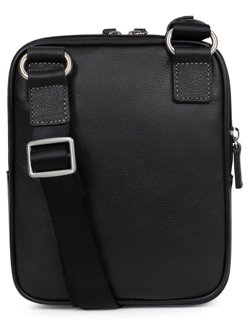 Borsa - pelle confort hexagona Nero - Kiabi