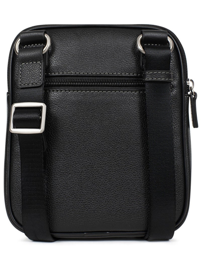 Borsa - pelle confort hexagona Nero - Kiabi