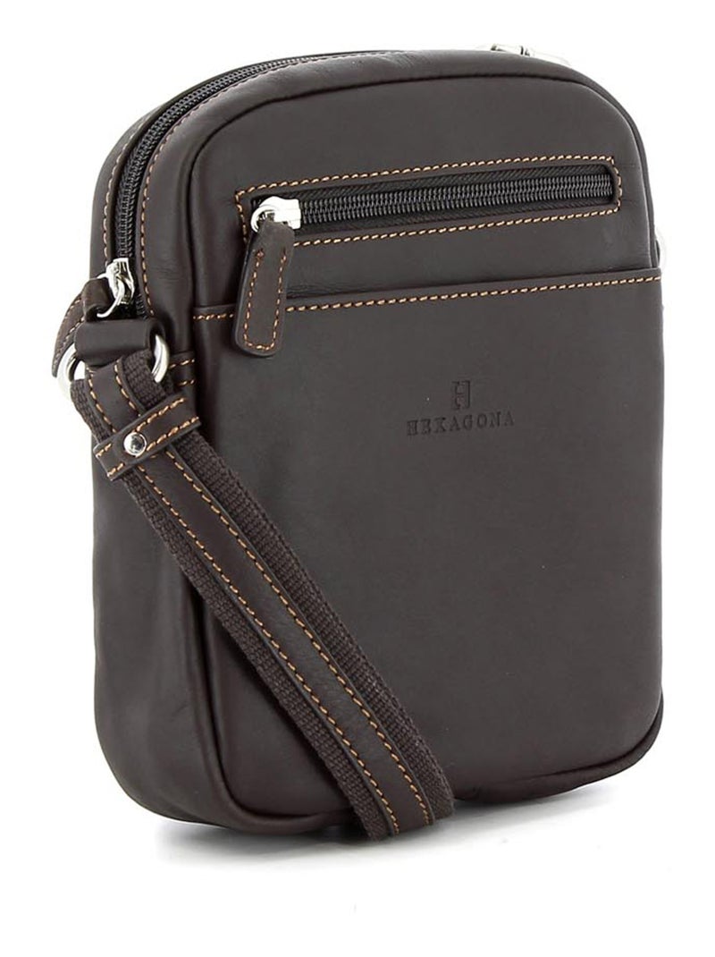Borsa - pelle félin hexagona Marrone - Kiabi