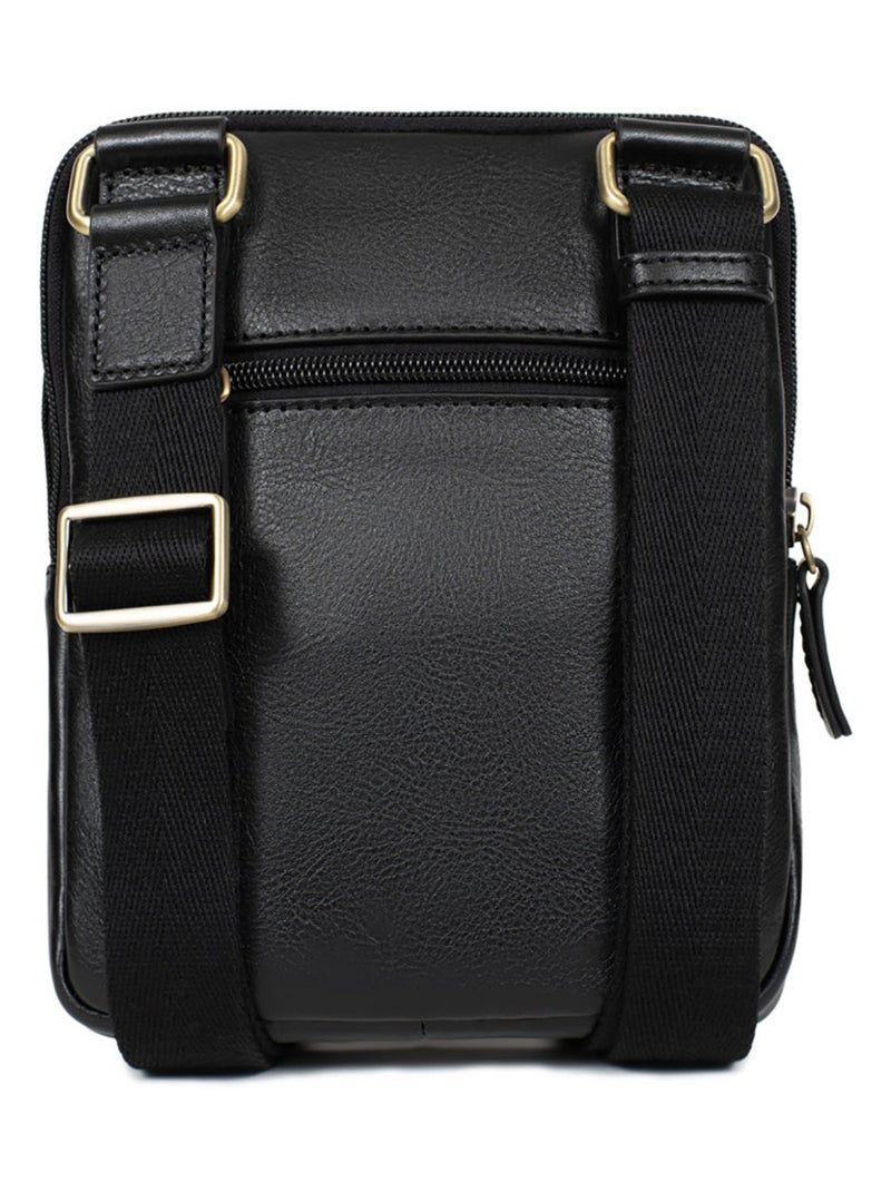 Borsa - pelle stuart hexagona Nero - Kiabi