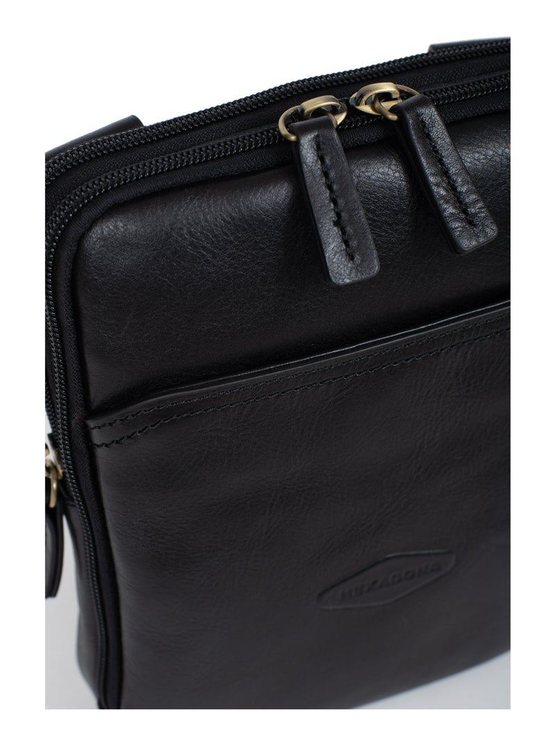 Borsa - pelle stuart hexagona Nero - Kiabi