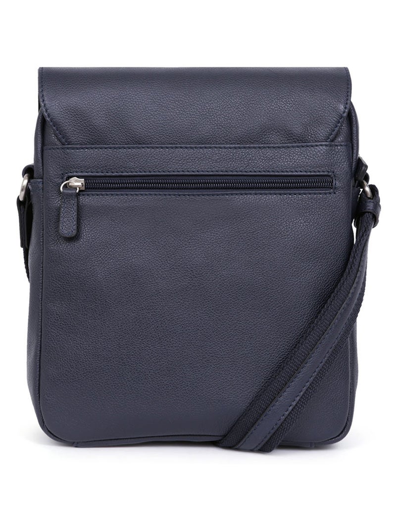 Borsa - tablet - pelle confort hexagona Blu marino - Kiabi