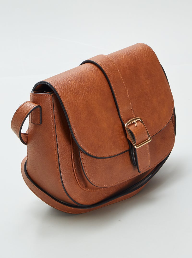 Borsa a bisaccia con tracolla MARRONE - Kiabi