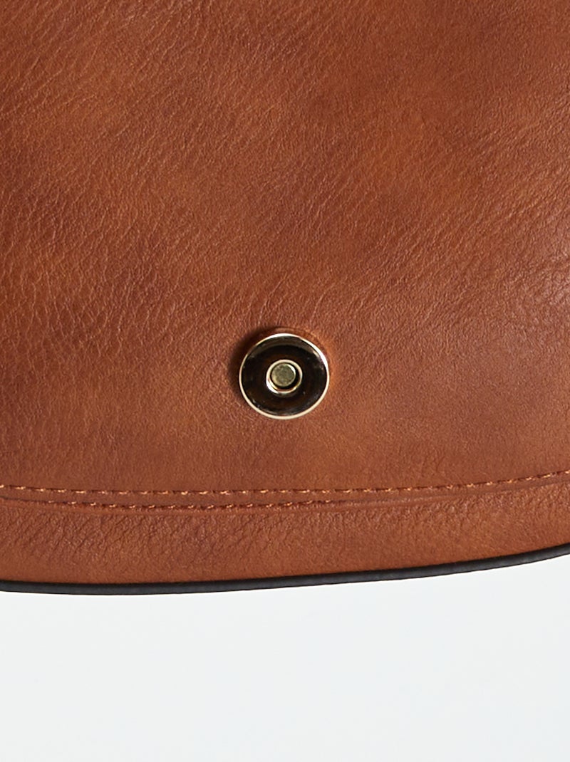 Borsa a bisaccia con tracolla MARRONE - Kiabi