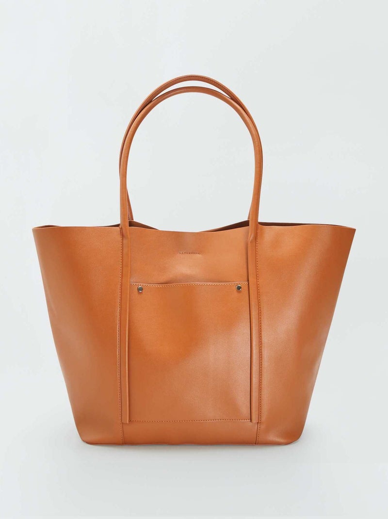 Borsa a forma di shopping bag MARRONE - Kiabi