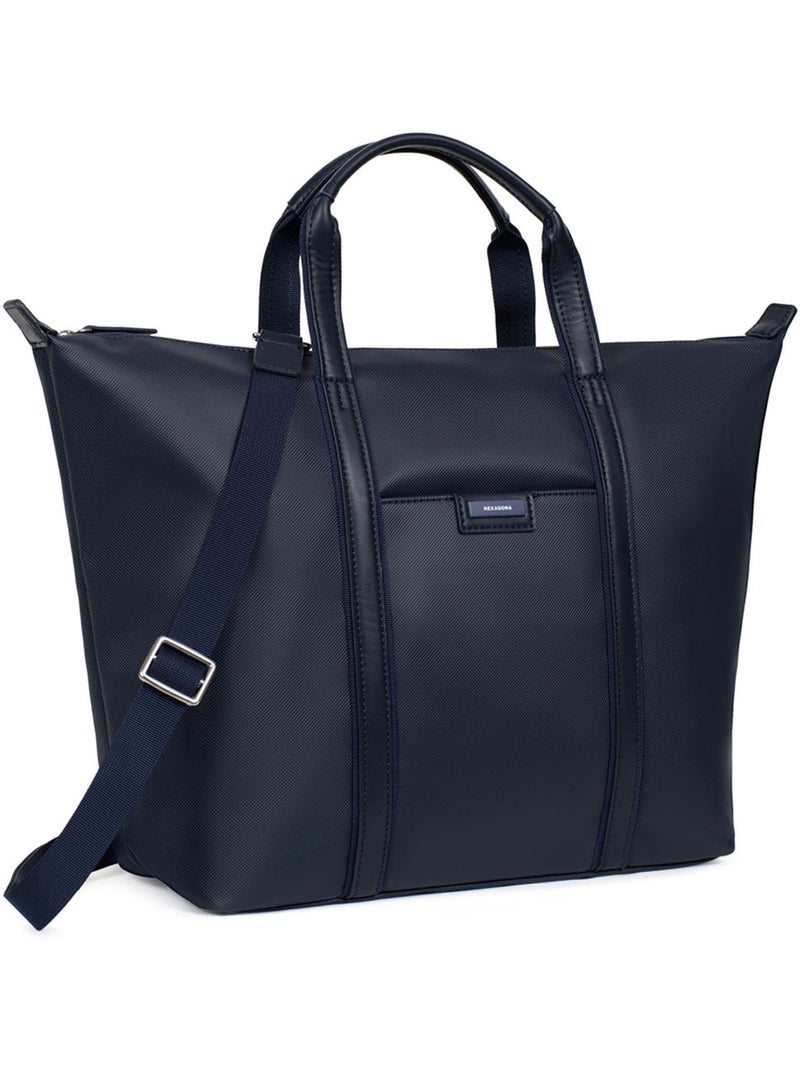 Borsa a mano - a4 - grande joyce hexagona Blu notte - Kiabi