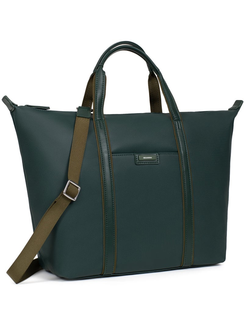 Borsa a mano - a4 - grande joyce hexagona Verde abete - Kiabi