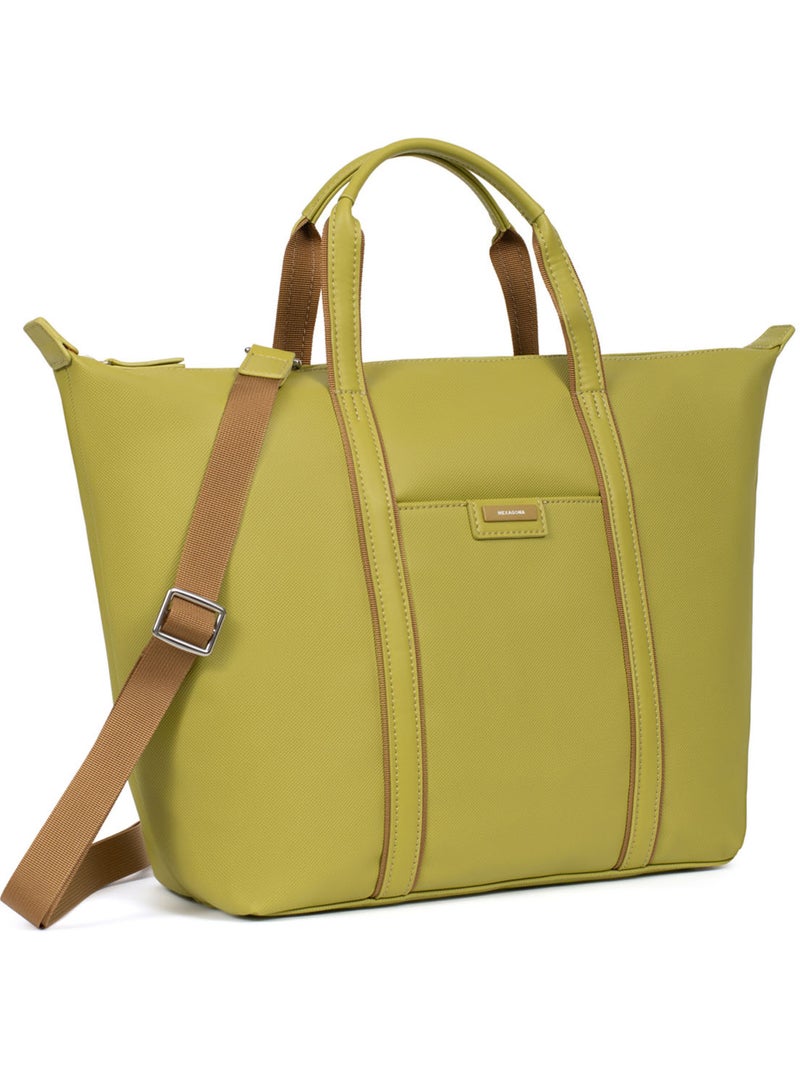 Borsa a mano - a4 - grande joyce hexagona Verde anice - Kiabi