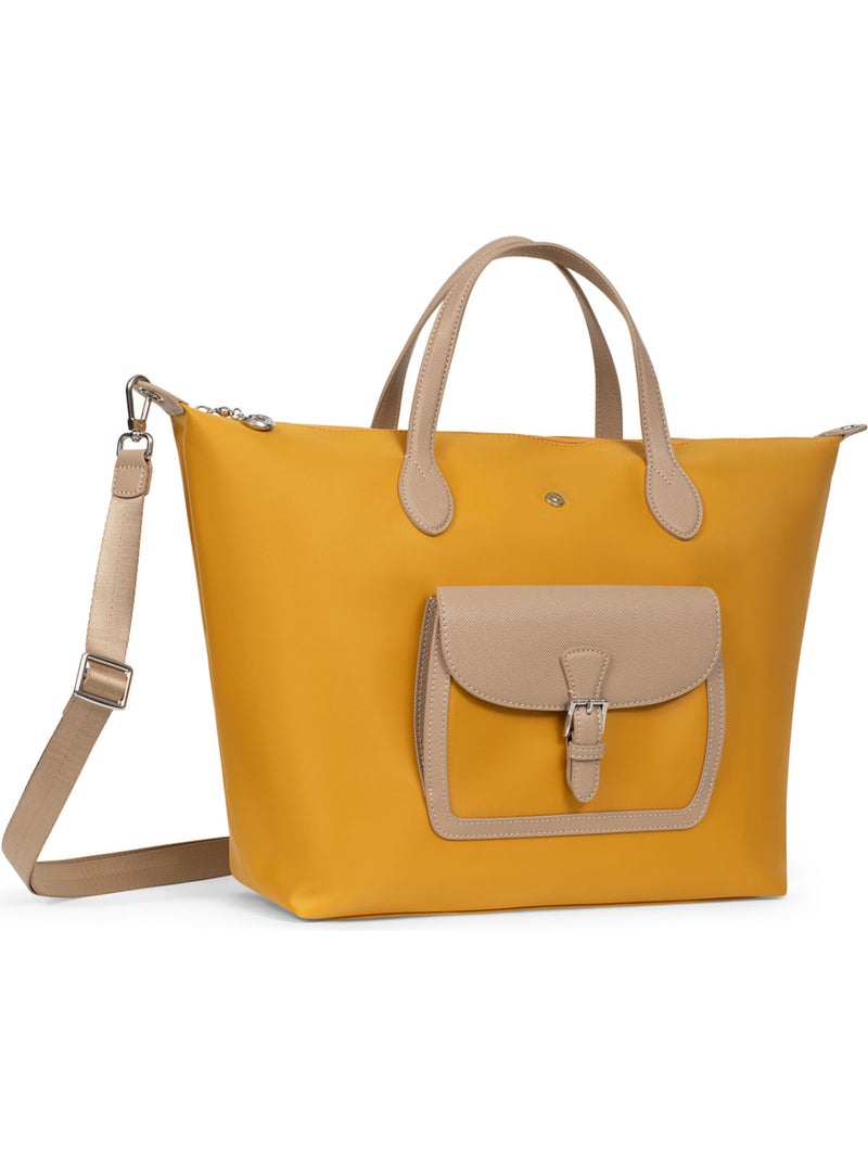 Borsa a mano - a4 - grande kiana hexagona Giallo - Kiabi