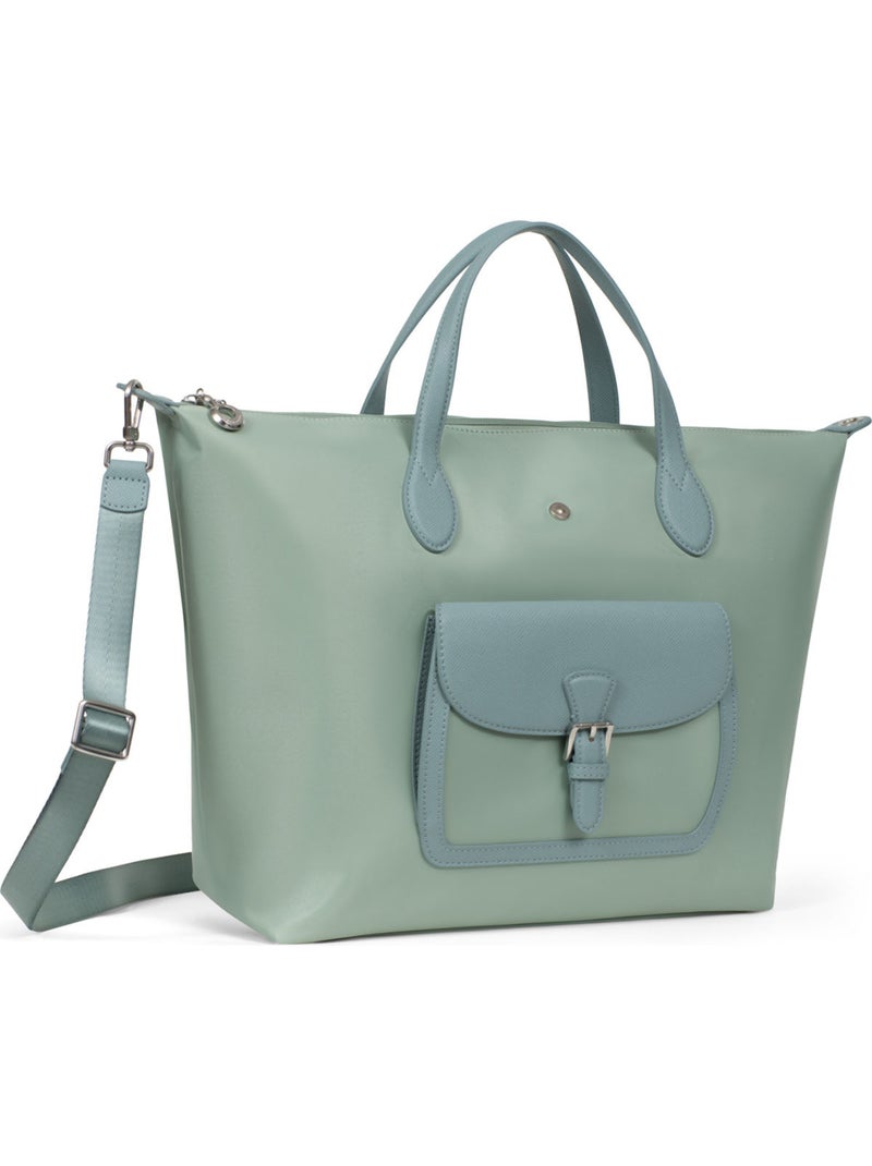Borsa a mano - a4 - grande kiana hexagona Verde chiaro - Kiabi