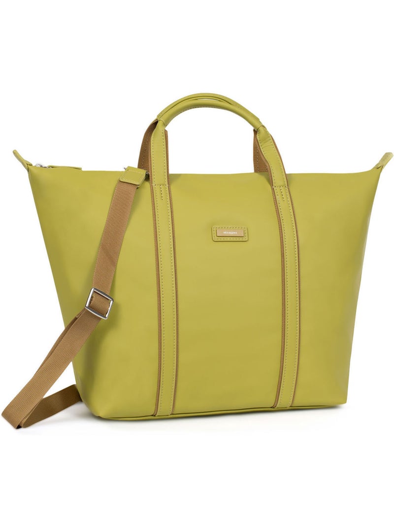 Borsa a mano - a4 - grande tara hexagona Verde anice - Kiabi