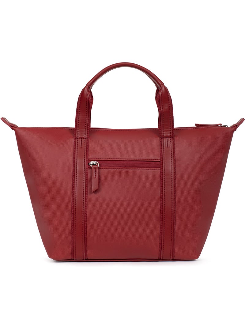 Borsa a mano - media joyce hexagona Rosso scuro - Kiabi