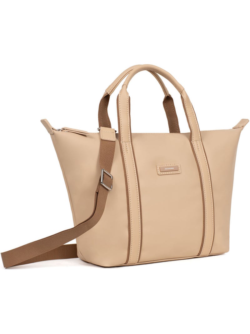 Borsa a mano - media tara hexagona Beige sabbia - Kiabi