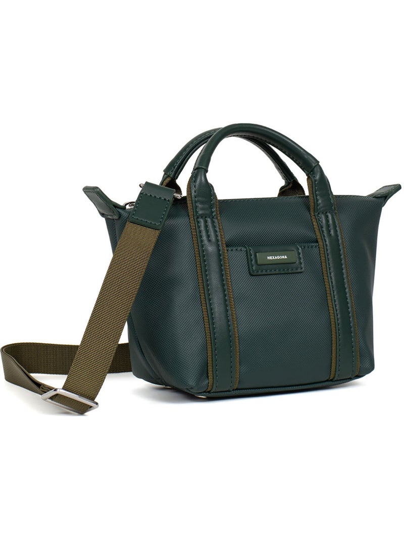 Borsa a mano - mini joyce hexagona Verde abete - Kiabi