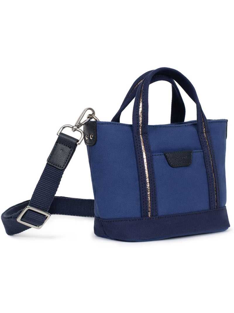 Borsa a mano - mini kaya hexagona Blu marino - Kiabi