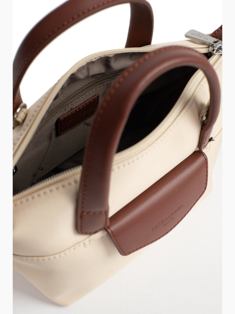 Borsa a mano - mini pop hexagona Beige - Kiabi