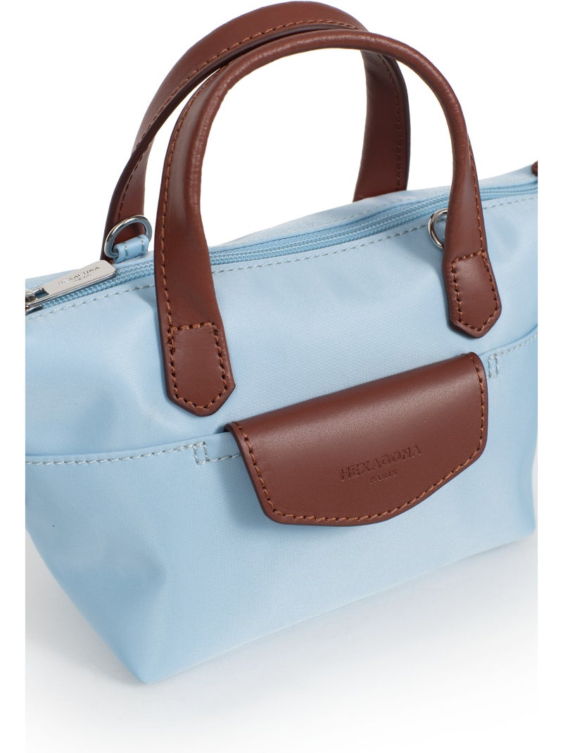 Borsa a mano - mini pop hexagona Blu cielo - Kiabi