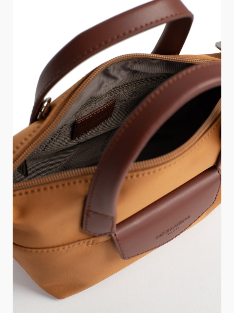 Borsa a mano - mini pop hexagona Marrone caramello - Kiabi