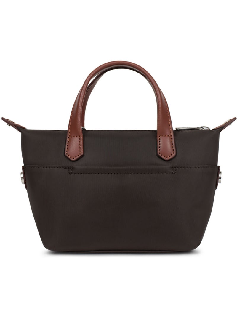 Borsa a mano - mini pop hexagona Marrone scuro - Kiabi