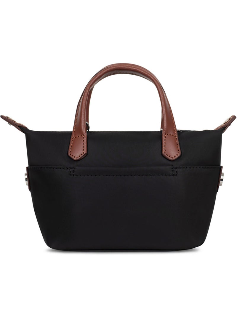 Borsa a mano - mini pop hexagona Nero Marrone - Kiabi