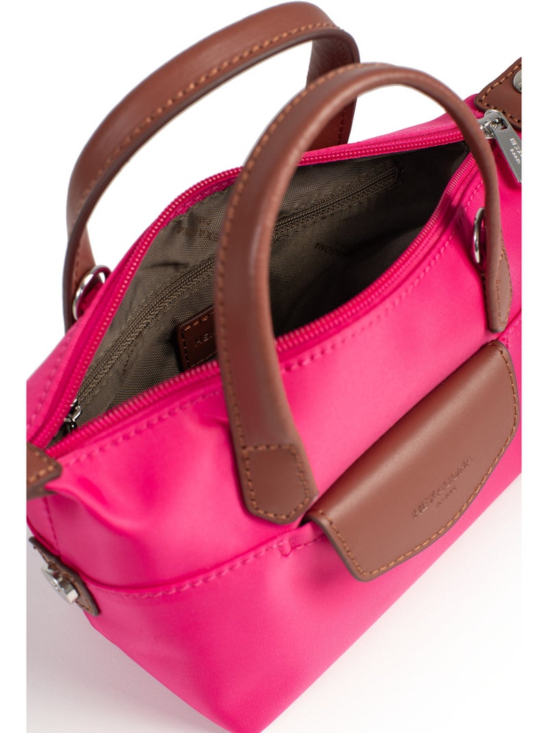 Borsa a mano - mini pop hexagona Rosa fucsia - Kiabi