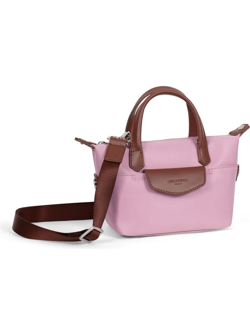Borsa a mano - mini pop hexagona Rosa pallido - Kiabi