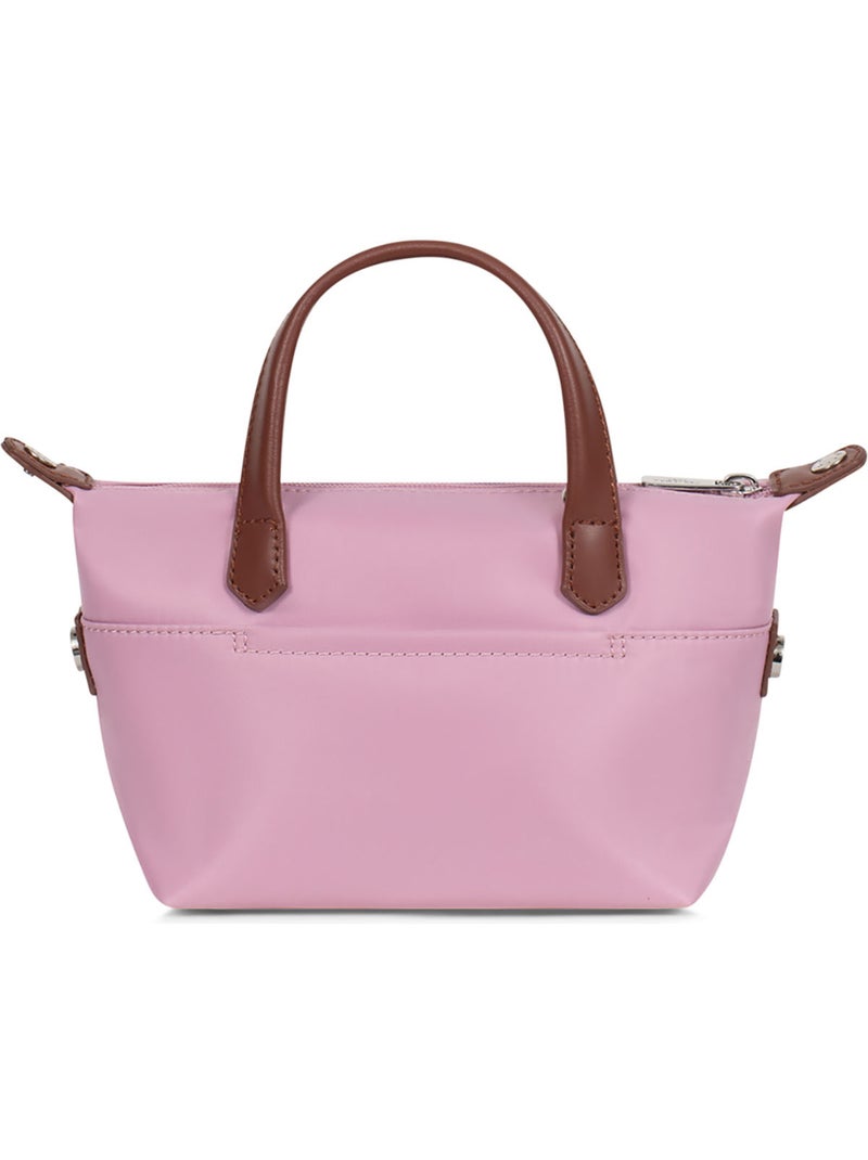 Borsa a mano - mini pop hexagona Rosa pallido - Kiabi
