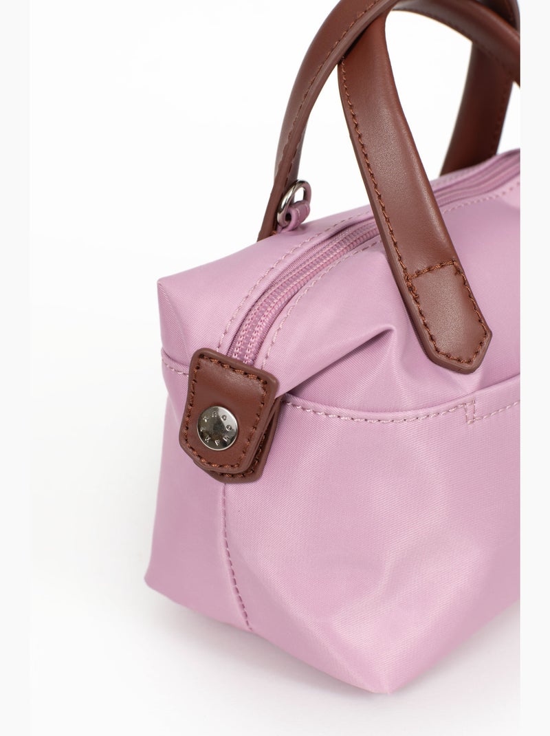 Borsa a mano - mini pop hexagona Rosa pallido - Kiabi