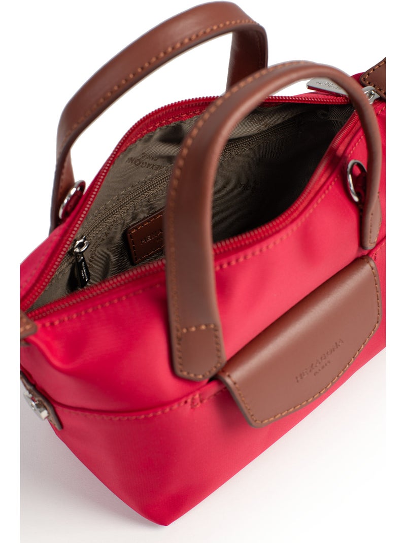 Borsa a mano - mini pop hexagona Rosso scuro - Kiabi