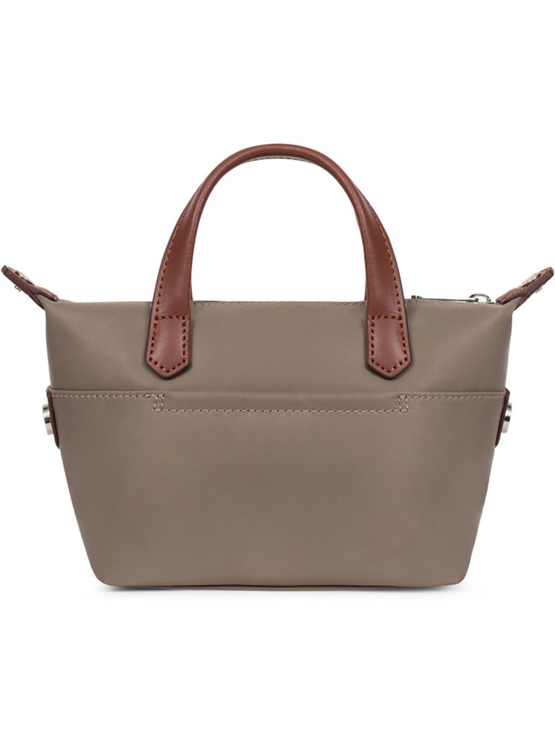 Borsa a mano - mini pop hexagona Tortora - Kiabi