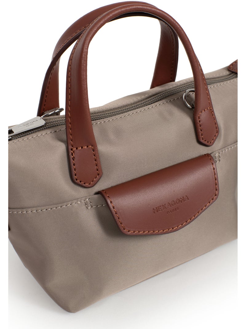 Borsa a mano - mini pop hexagona Tortora - Kiabi