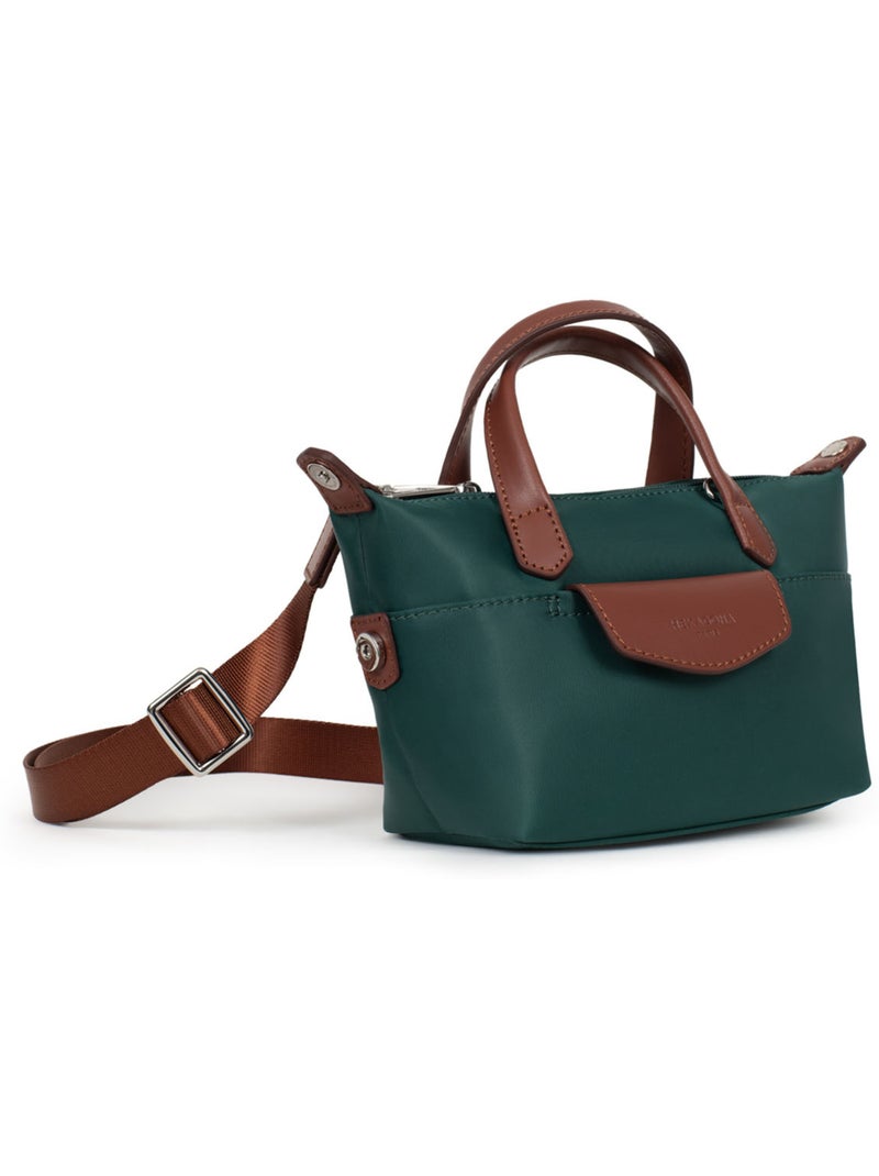 Borsa a mano - mini pop hexagona Verde smeraldo - Kiabi