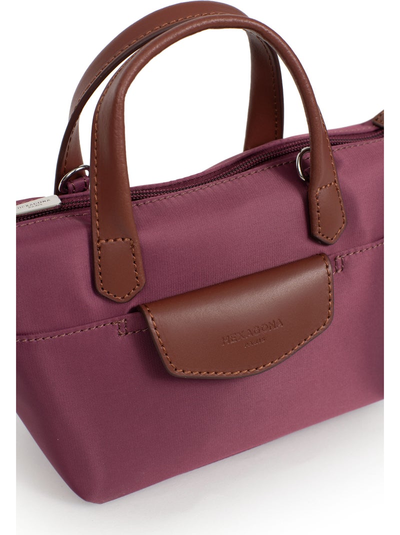 Borsa a mano - mini pop hexagona Viola prugna - Kiabi