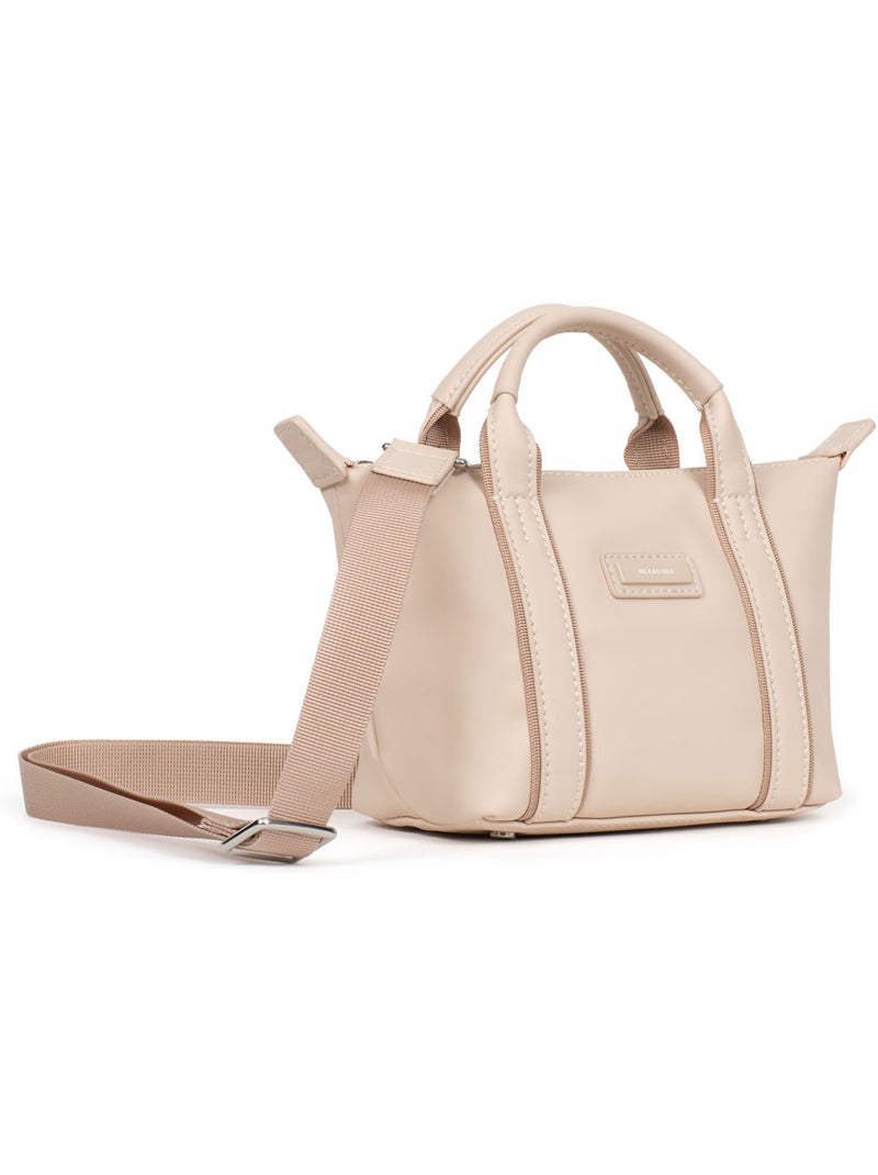 Borsa a mano - mini tara hexagona Avorio - Kiabi