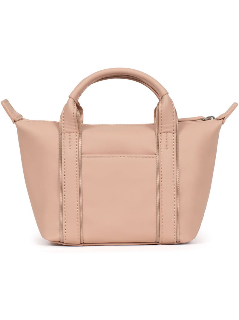 Borsa a mano - mini tara hexagona Beige - Kiabi