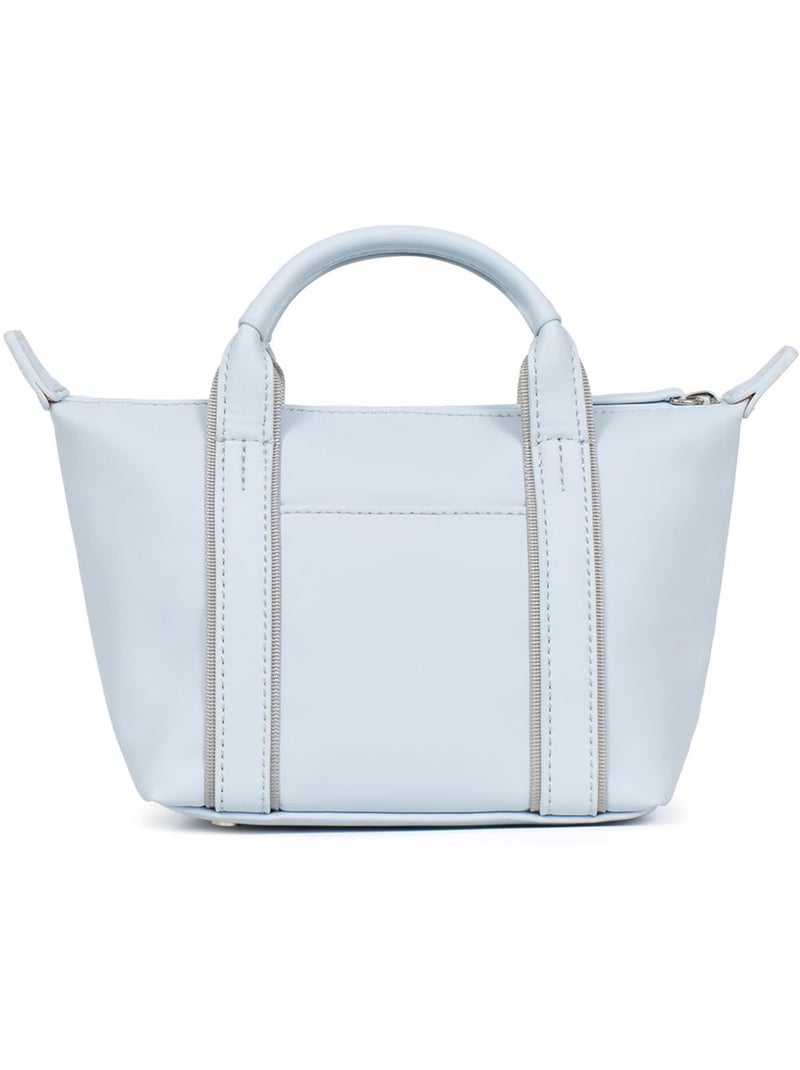 Borsa a mano - mini tara hexagona Blu cielo - Kiabi