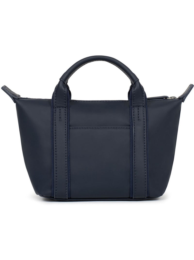 Borsa a mano - mini tara hexagona Blu notte - Kiabi